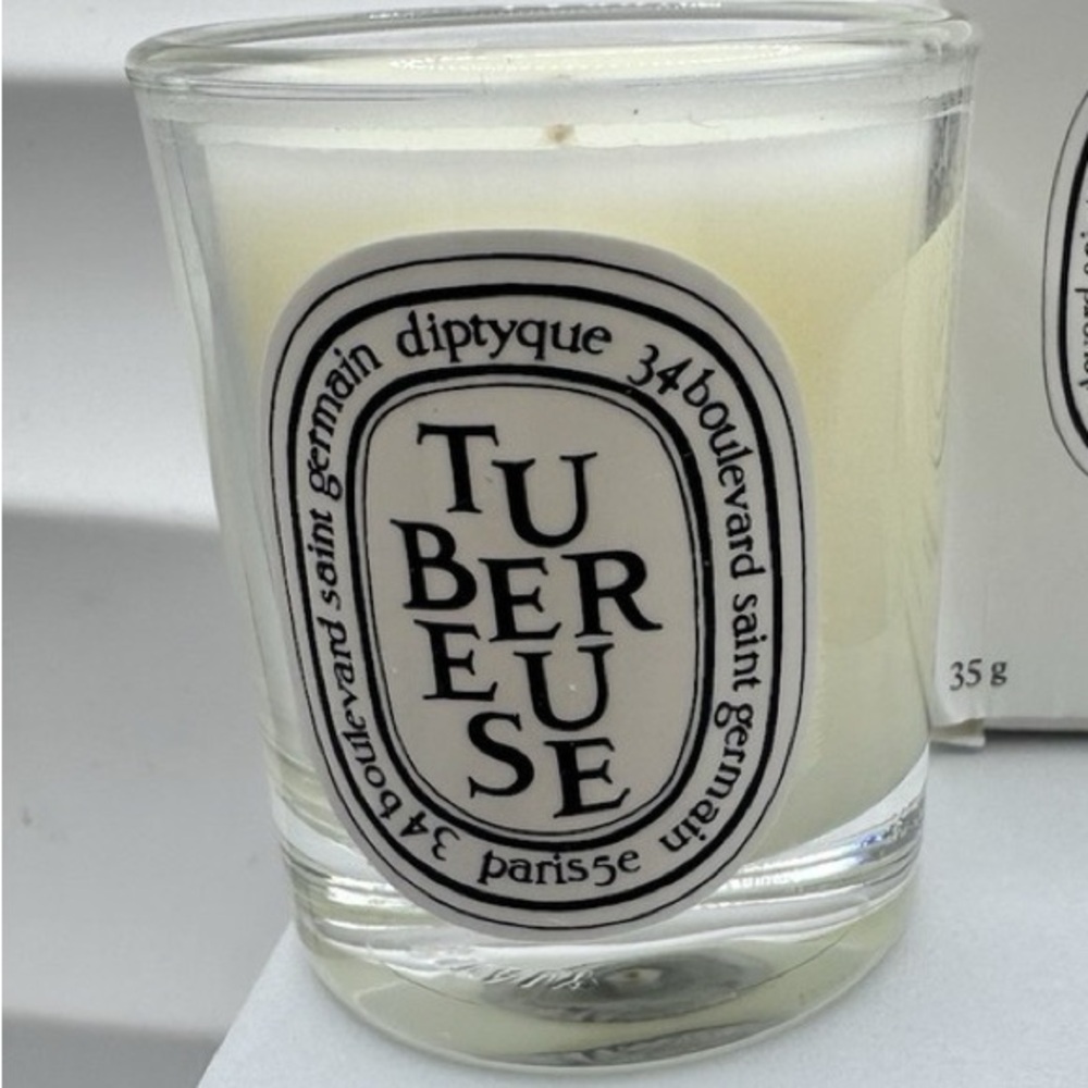 Diptyque Tuberose Set Colourful XL Matches Tubereuse Scented Candle 35g Travel